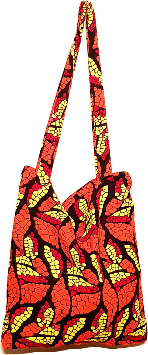 Ladybag ǀ Tote bag ǀ Shoppertas - Sunny - Kitenge - Handmade