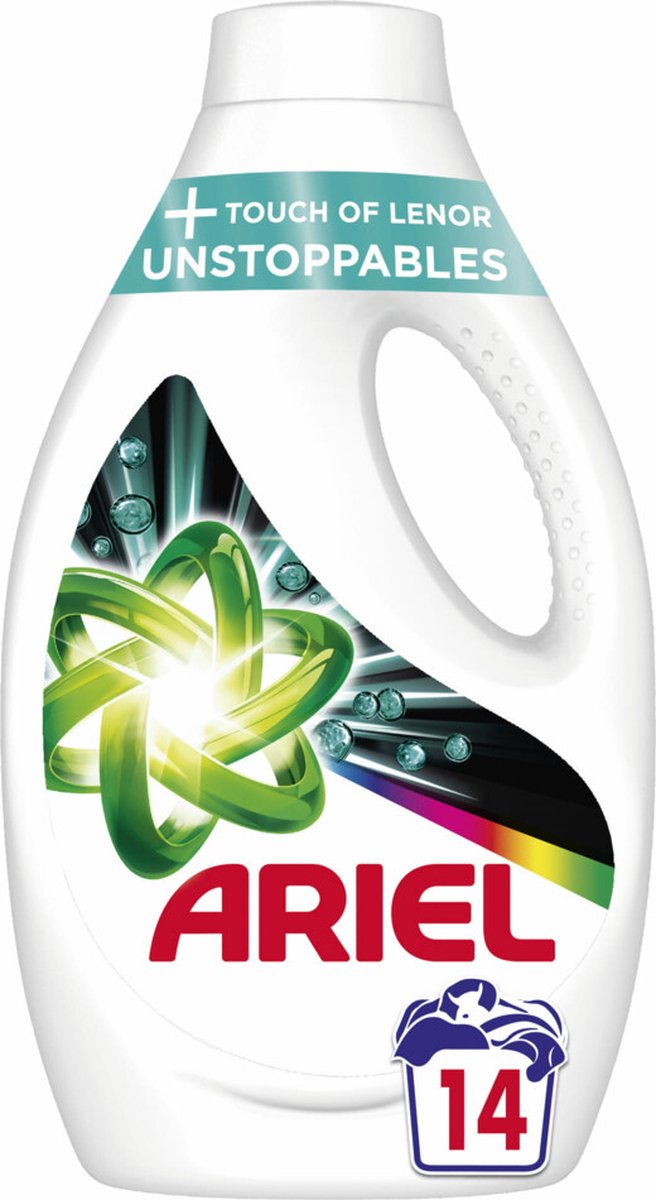 4x Ariel Color Vloeibaar Wasmiddel+ Lenor Unstoppables 700 ml