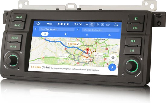7 pouces Android Radio de navigation GPS pour 1998-2006 BMW Série