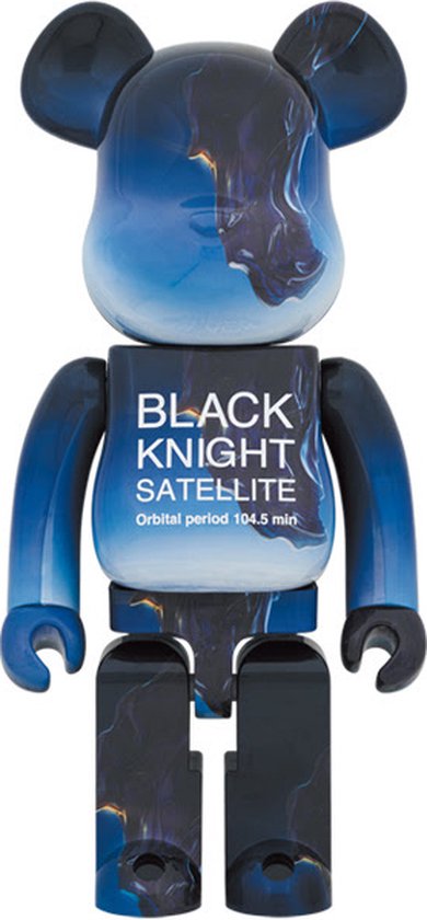 1000% Bearbrick - Black Knight Satellite