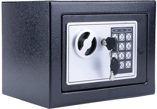 Kluis-Digitale elektronische brandwerende muurverankerende kluis Strongbox-zwart