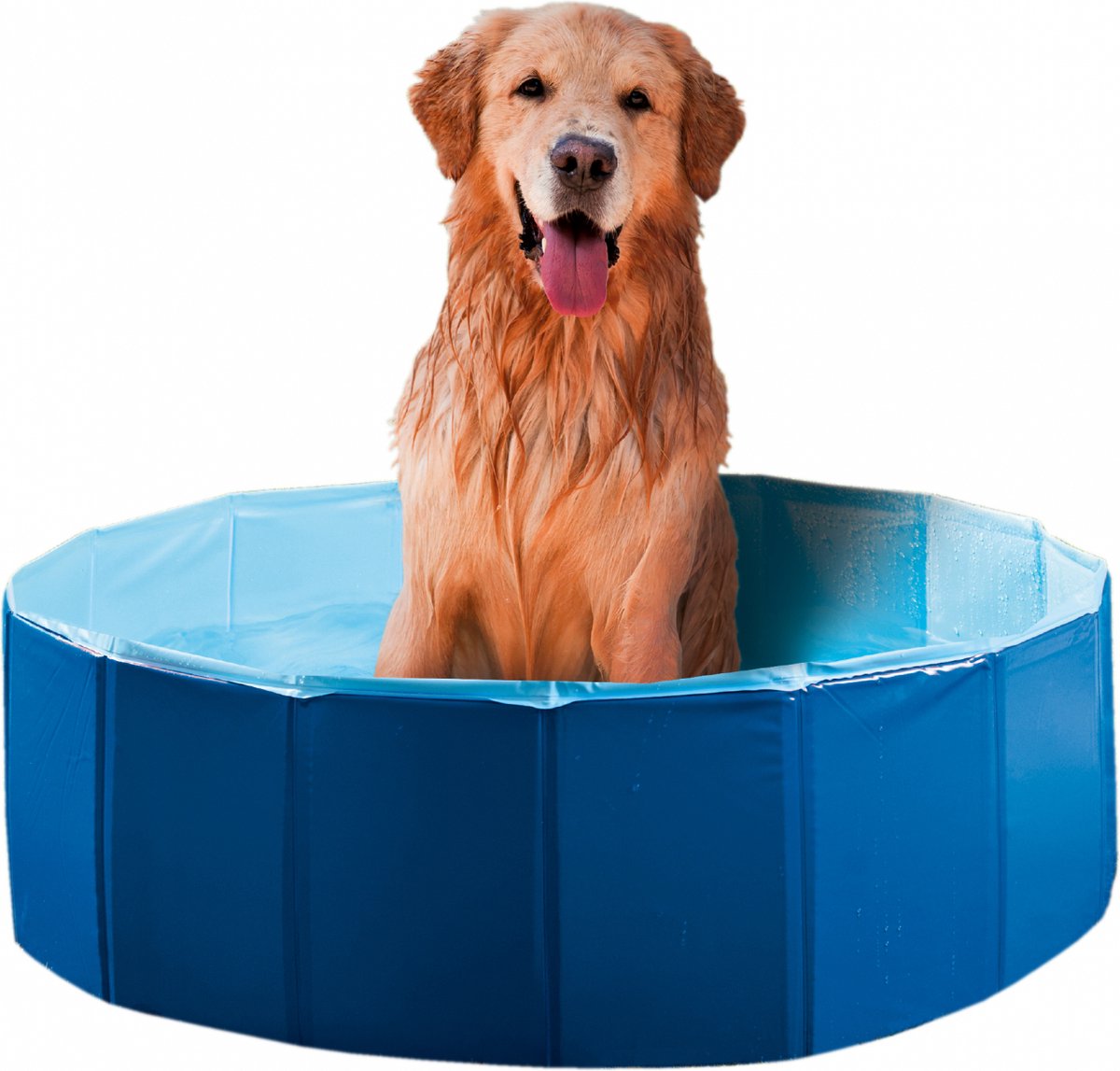 WOUAPY Zwembad voor Honden | Hondenzwembad | Opvouwbaar Maat S 80cm