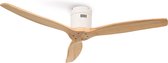 Bol.com CREATE - Plafondventilator 40W silent Ø132 cm - Met Afstandsbediening - 6 Snelheden - Timer - Zomer/Winter functie - Wit... aanbieding