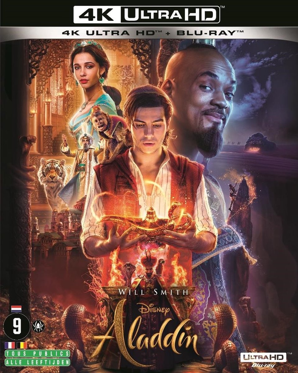 Aladdin (4K Ultra HD Blu-ray) (Import geen NL ondertiteling)-