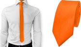 Sorprese Stropdas - Oranje - Effen - Smal - 5 cm - Stropdassen voor heren Sorprese Stropdas - Oranje - Effen - Smal - 5 cm - Stropdassen voor heren