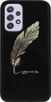 ADEL Siliconen Back Cover Softcase Hoesje Geschikt voor Samsung Galaxy A33 - Veer