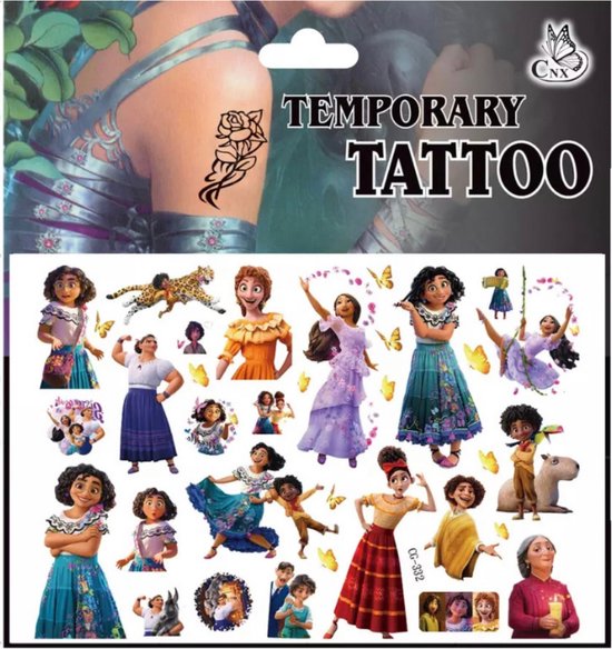tatouages enfants - tatouage temporaire - encanto - i
