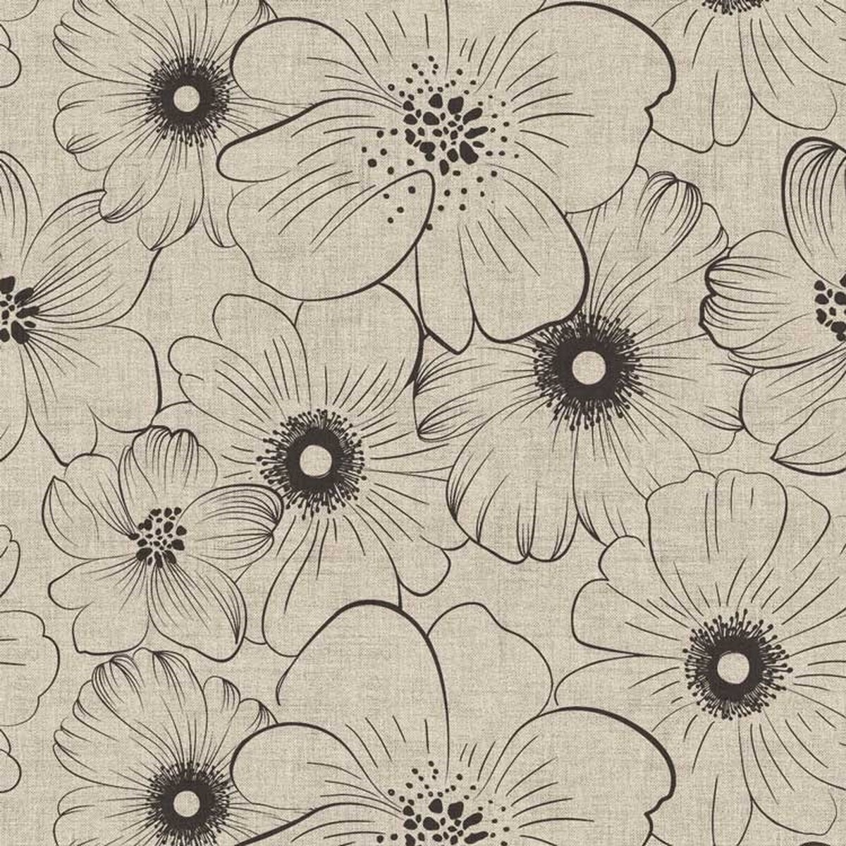 Bonita Tafelzeil 160CM Rond - Bloemen - 1B5/01