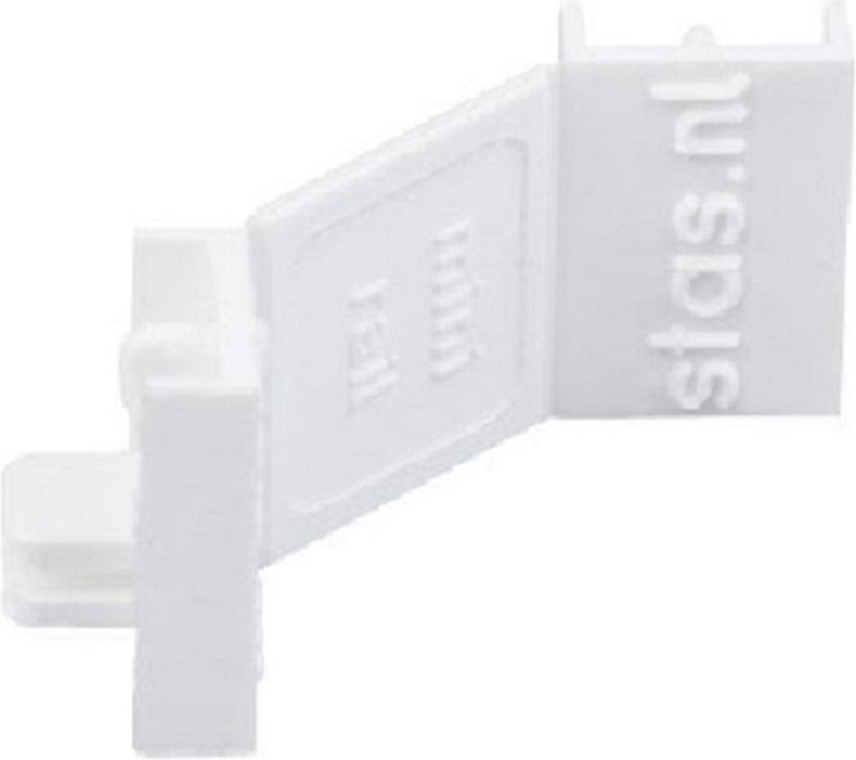 Stas ophangsysteem Combikap wit VOOR MINIRAIL (2 stuks)