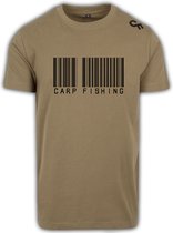 Karper shirt - Karpervissen - CarpFeeling - Barcode - Olive - Maat S