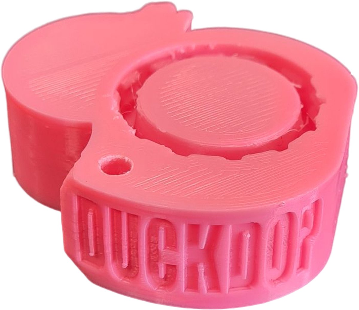 DuckDop® Limited Edition - Roze - Festival dop - Universele Flessendop - Meerdere kleuren beschikbaar- Inclusief grote sleutelhanger - Sta nooit meer in je eendje