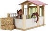 Kids Globe Paardenbox Hout 1:24