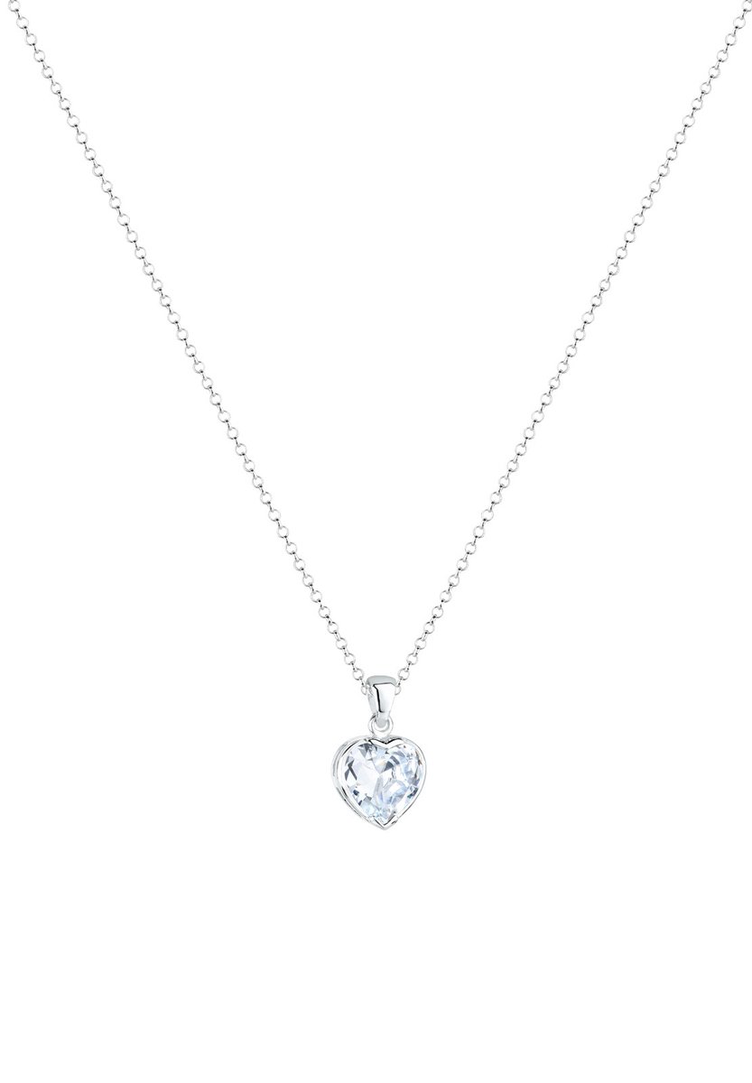 Elli Damesketting met hanger 925_sterling_zilver 0110522417_45-45 cm lengte, 45 cm, Sterling zilver, Geen edelsteen