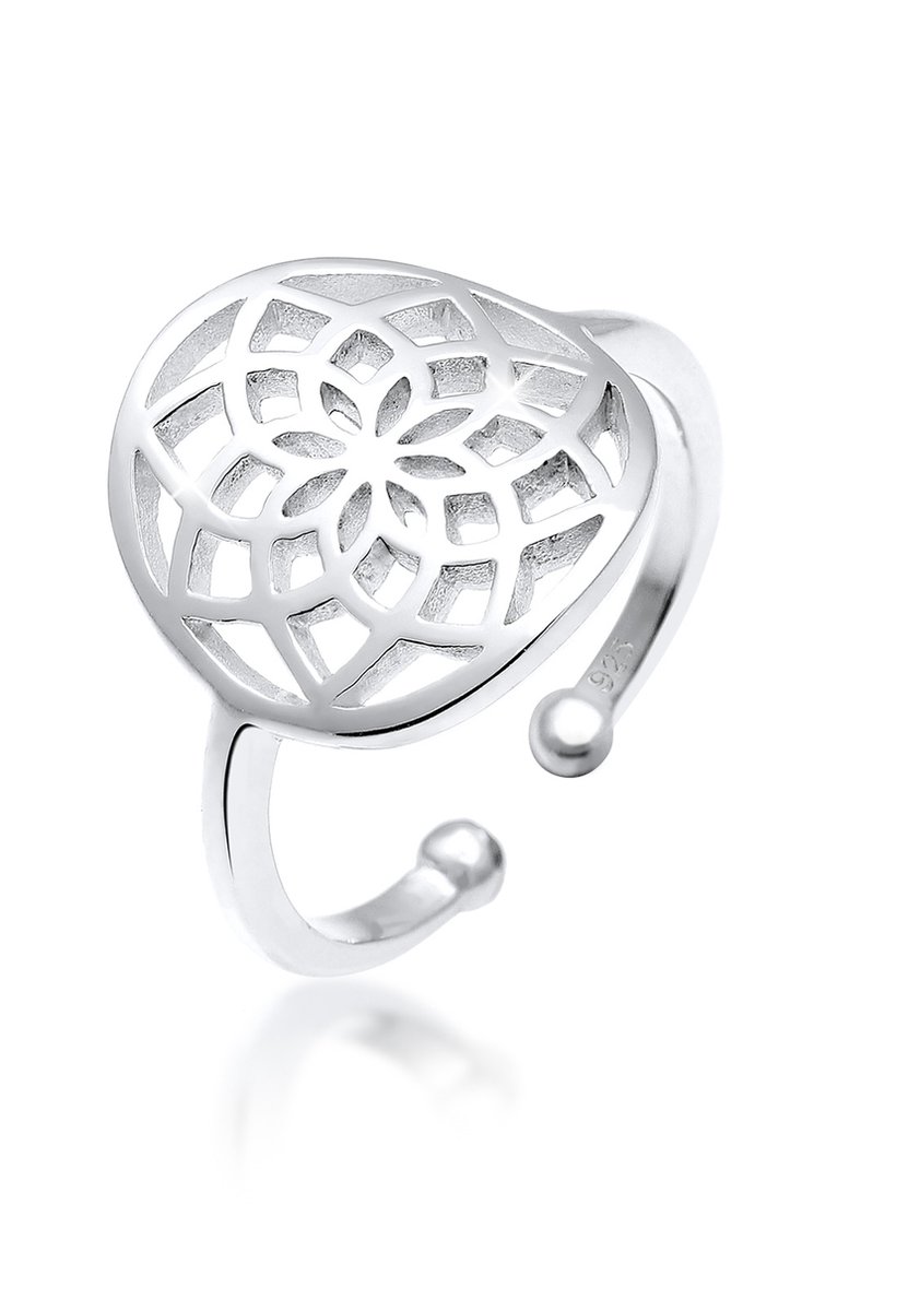 Elli - Ring - Dames Dromenvanger Boho in 925 Sterling Zilver Rose Goud Geplateerd - Dames