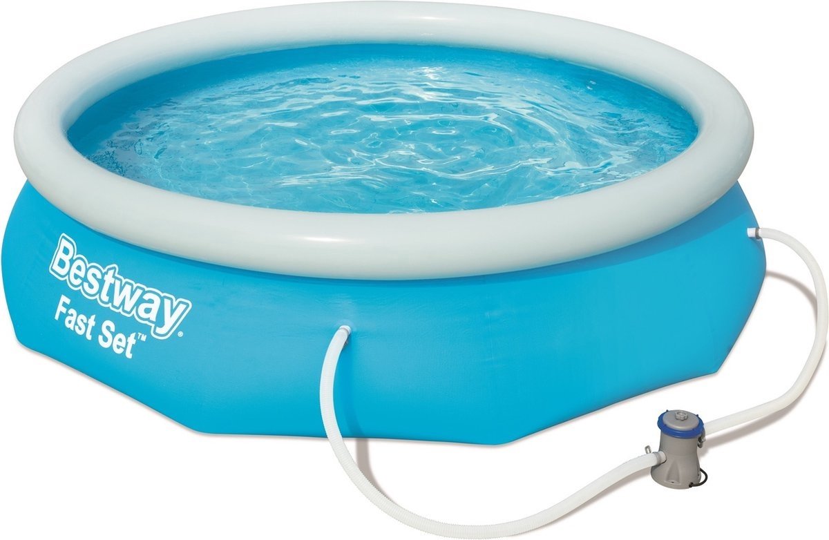 Bestway Fast Set - zwembad - rond - 305x76 cm - met filterpomp