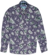New Zealand Auckland - Overhemd Onyx Donkerblauw - L - Heren - Comfort-fit