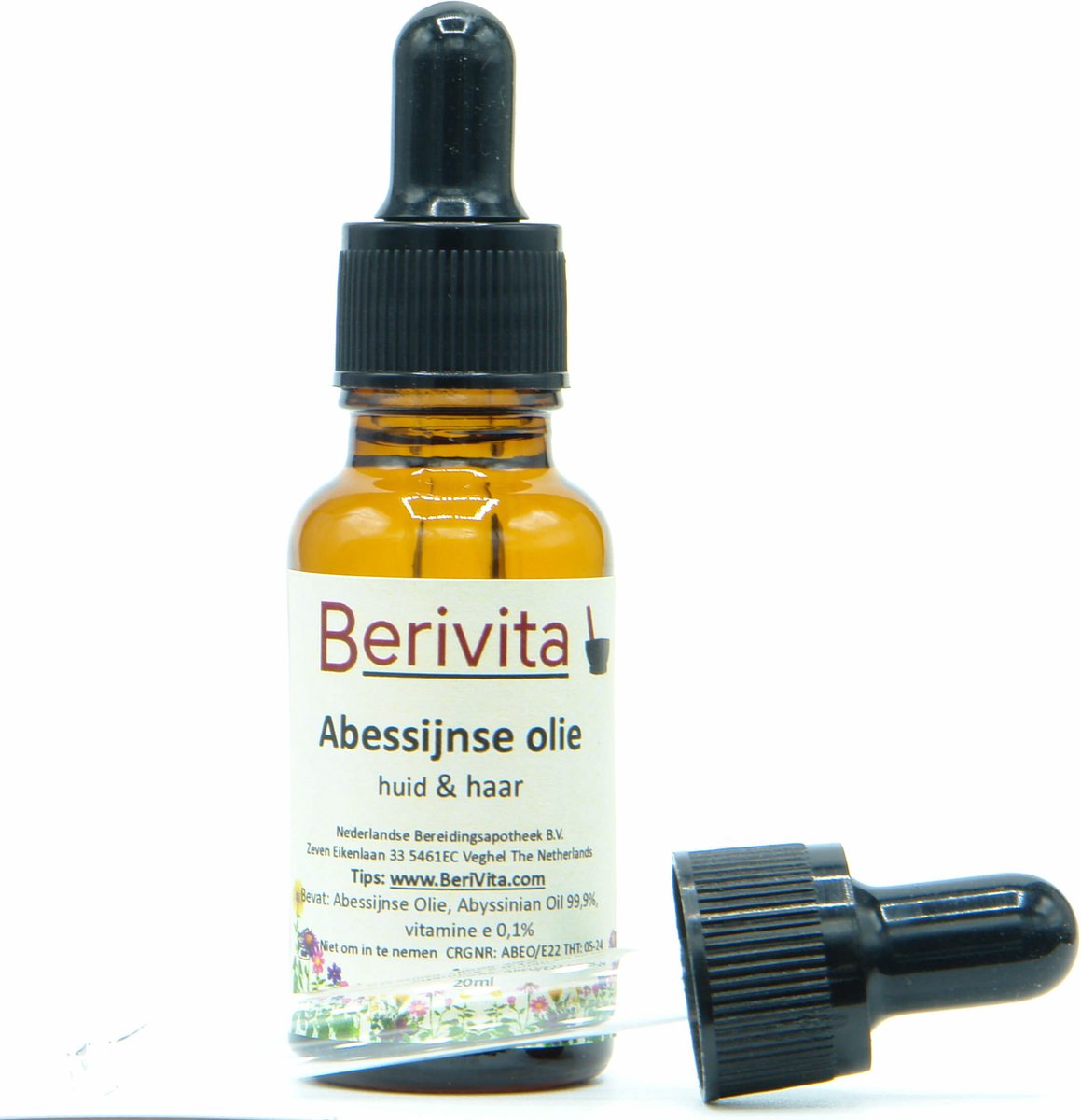 Goedkoopste Abessijnse Olie Puur 20ml Pipetfles - Huidolie en Haarolie - Abyssinian Oil