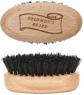 Solomon's Beard Brush "Oval" Light wood
