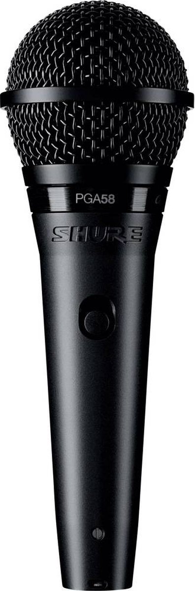 Shure PGA58-XLR, Microfoon voor podiumpresentaties, -55 dB, 50 - 16000 Hz, Cardioïde, Dynamisch, Bedraad