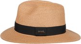 Hatland - UV-Fedora hoed voor volwassenen - Sim - Beige - maat 57CM