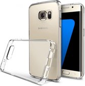 DrPhone ultra thin silicone case hoesje Geshikt voor Samsung Galaxy S7 Edge - Transparant