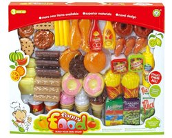 Fastfood Set - Speelgoedeten - 40x36 cm