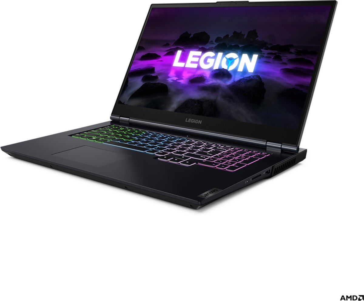 Lenovo Legion 5 17.3" FullHD Gaming laptop - Ryzen 5 5600H - 8GB - 512GB - NVIDIA GeForce GTX1650 4GB - Windows 11 Pro