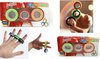 Afbeelding van het spelletje magnetische ringen, magic rings, fidget toys, set van 3, in 3 kleuren