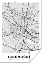 Affiche Allemagne - Carte - Carte - Ibbenbüren - Plan de la ville - 60x90 cm