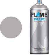 Molotow Flame Blue - Spray Paint - Spuitbus verf - Synthetisch - Lage druk - Matte afwerking - 400 ml - medium gray neutral
