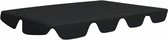 vidaXL de rechange pour canapé Swing 150/130x70/105 cm Noir VDXL_312106