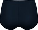 Zwarte slip met een kanten rand aan de taille en beenopeningen.