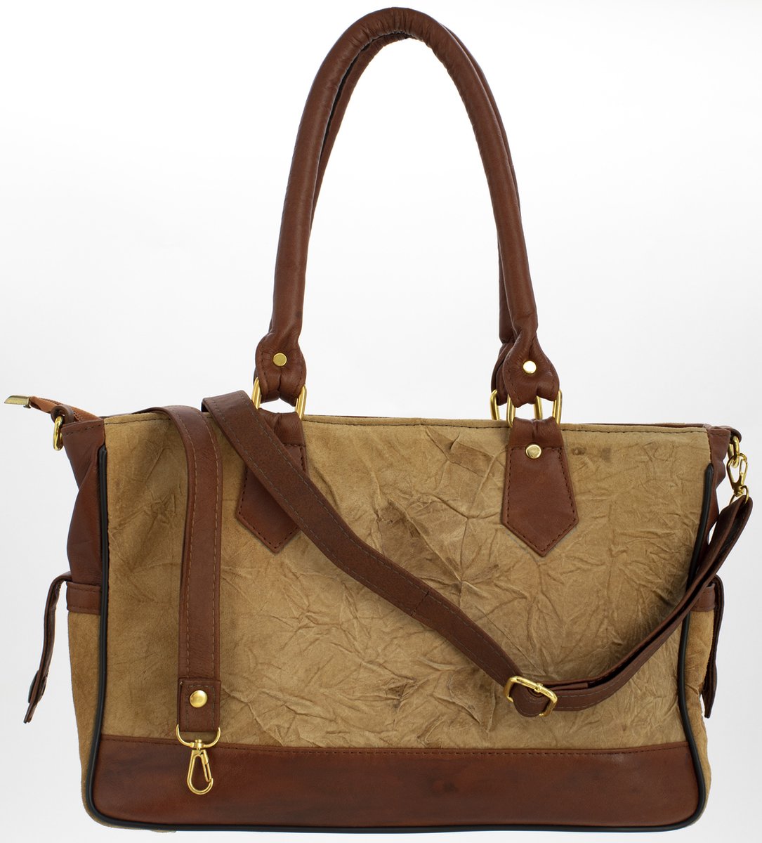 Gusti Leder Shopper Alexandra - Grote leren damestas