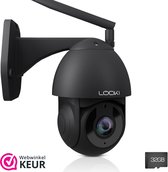 Looki 360PRO Beveiligingscamera voor Buiten  - Full HD - IP camera - met 32GB SD-kaart & Cloud - Zwart