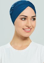Adasea bonnet de bain bonnet de bain turban, taille unique, bleu d'eau