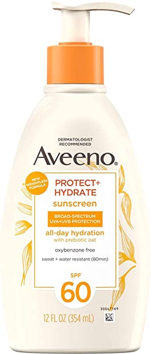 Aveeno Protect + Hydrate Sunscreen met SPF 60 - 354 ml
