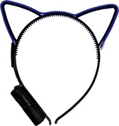 LED haarband - Diadeem - Tiara - Meisjes - Dames - Verkleedaccessoires - 1 AAA-batterij - Kunststof - blauw