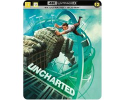 Uncharted - Steelbook Edition - 4K UHD + blu-ray  - Geen NL OT op 4K UHD