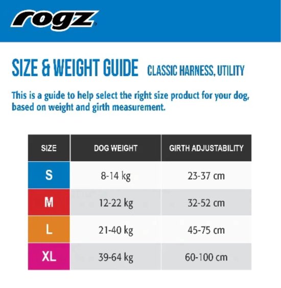 Rogz For Dogs Snake Hondentuig - Paars - 16 mm x 32-52 cm | bol