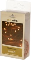 Lichtsnoer van Koperdraad - 40 LED lampjes - Lengte 2 mtr - Classic warm - Led wire