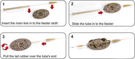 Filex Quick Change Method Feeder - 30g - Method Feeder voerkorf & Connector - Karper Vissen/Witvissen van Merkloos — afbeelding 2