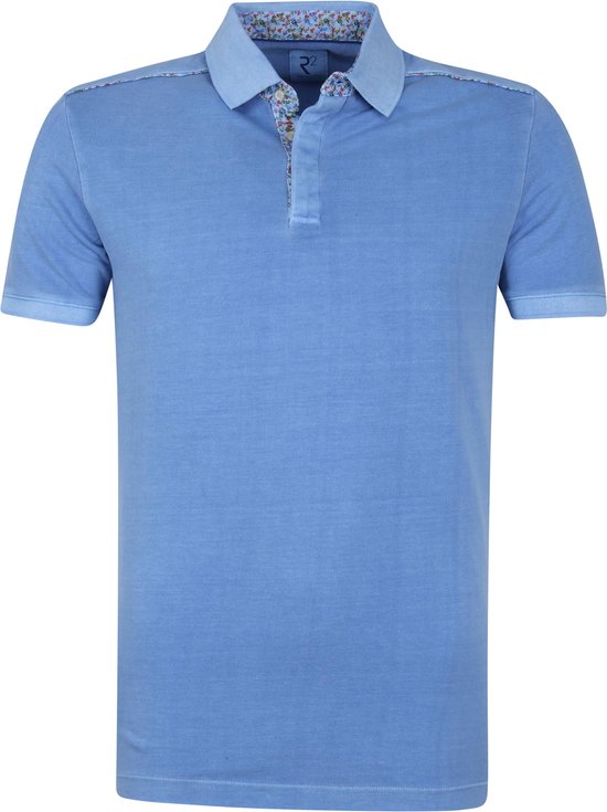 R2 Amsterdam - Polo Pique Blauw - Coupe Moderne - Polo Homme Taille S |  bol.com