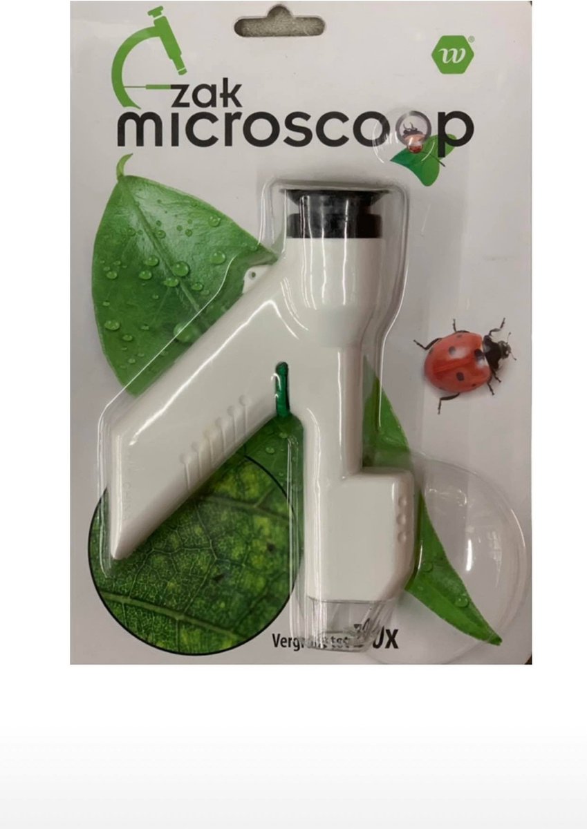 microscoop - zak microscoop - microscoop voor kinderen - Speelgoed Kindermicroscoop - insecten microscoop - buiten microscoop - Laboratorium Speelgoed voor uw Kind - Kinder microscoop - vergroot tot 30 x - mini microscoop -