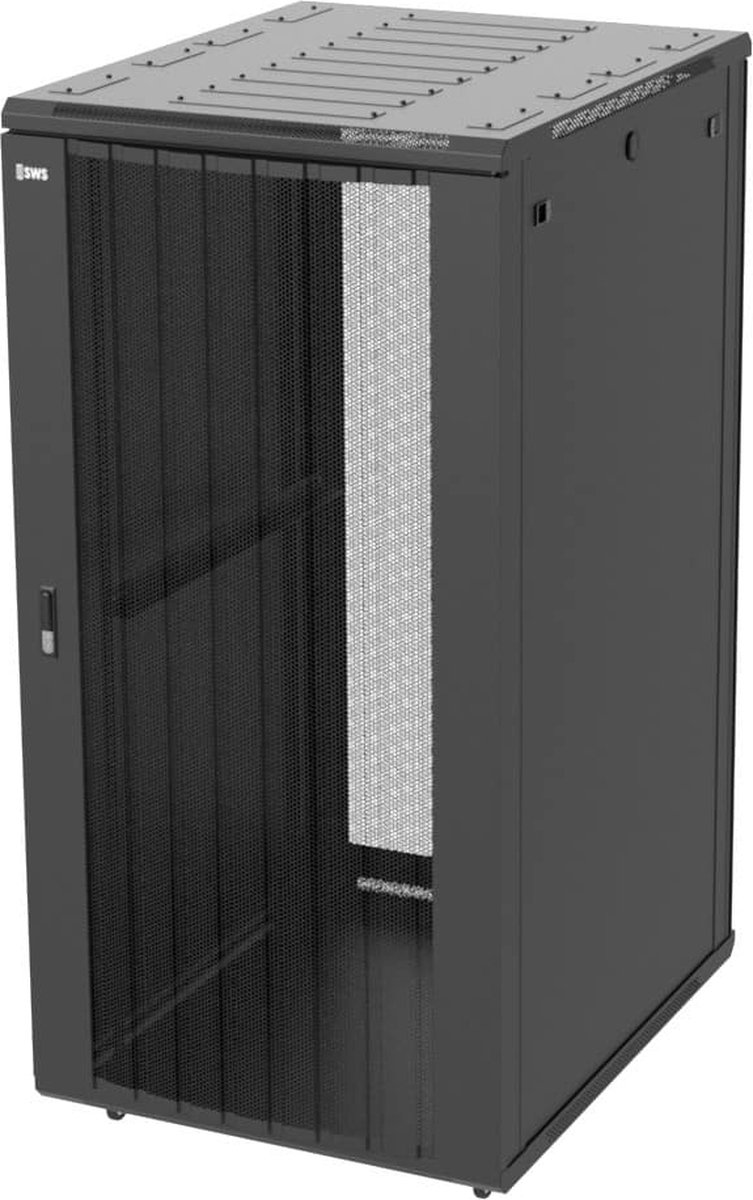 32U Serverkast - 19'' met stalen geperforeerde deuren, (BxDxH) 800x1000x1600mm