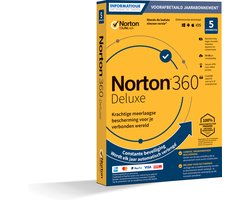 Norton 360 Deluxe 50GB, 5 devices, 1 jaar