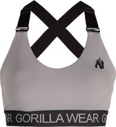 Gorilla Wear Colby Sportbeha - Grijs - S