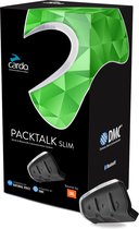 Cardo Packtalk Slim Single JBL  - Motor communicatiesysteem - Bluetooth - 1200 Meter - 1 Stuk(s)