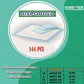 Dispogold incontinentie bed onderleggers 60x40 CM  (144 stuks)
