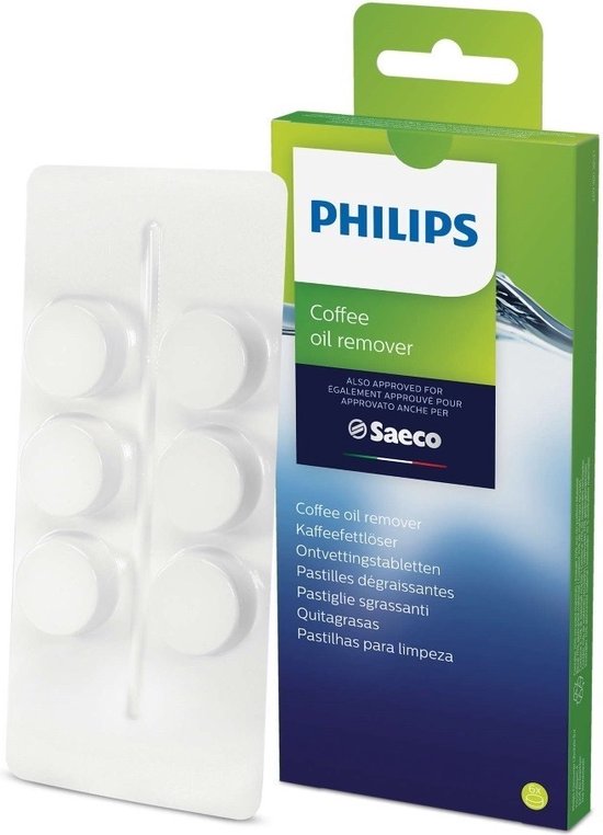 Technische specificaties - Philips 8785266680884 - Philips - Saeco - Ontkalker + Reinigingstabletten (ontvettingstabletten) - Voor Koffiemachine - Ontkalker + Ontvetter Philips - COMBIDEAL