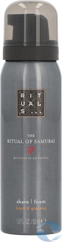 Pflegeset für Männer - Rituals The Ritual of Samurai (sh/gel/70ml +  shv/cr/70ml + sh/foam/50ml + deo/spray/50ml)